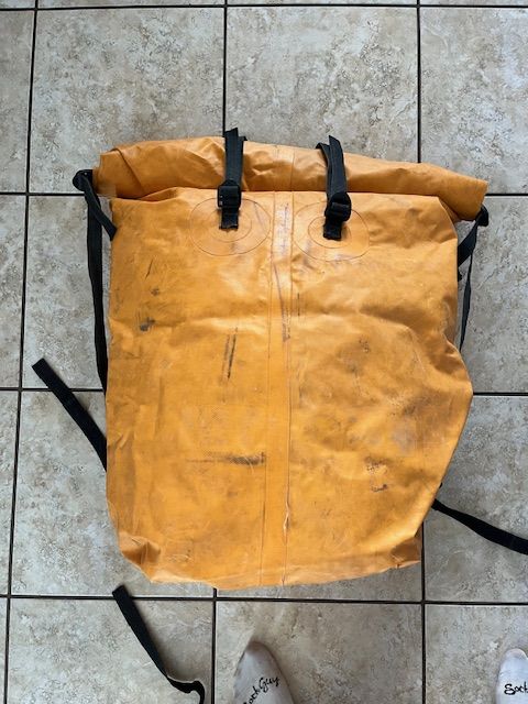 2 x large waterproof river bags