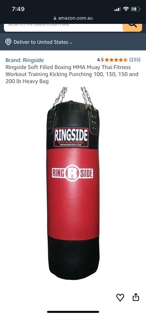 Boxing Mma Kicking Workout Training Punching Bag