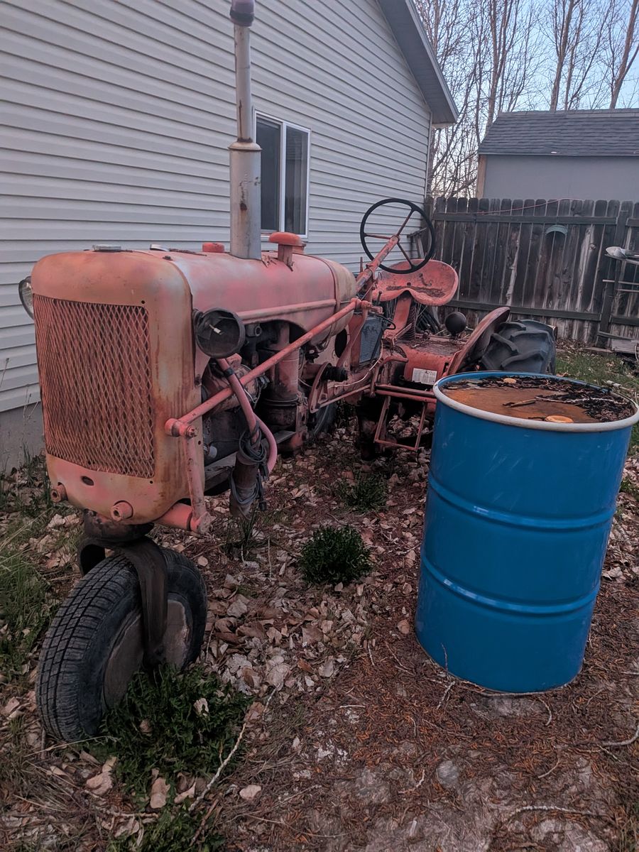 Allis-Chalmers Tractor and Blade