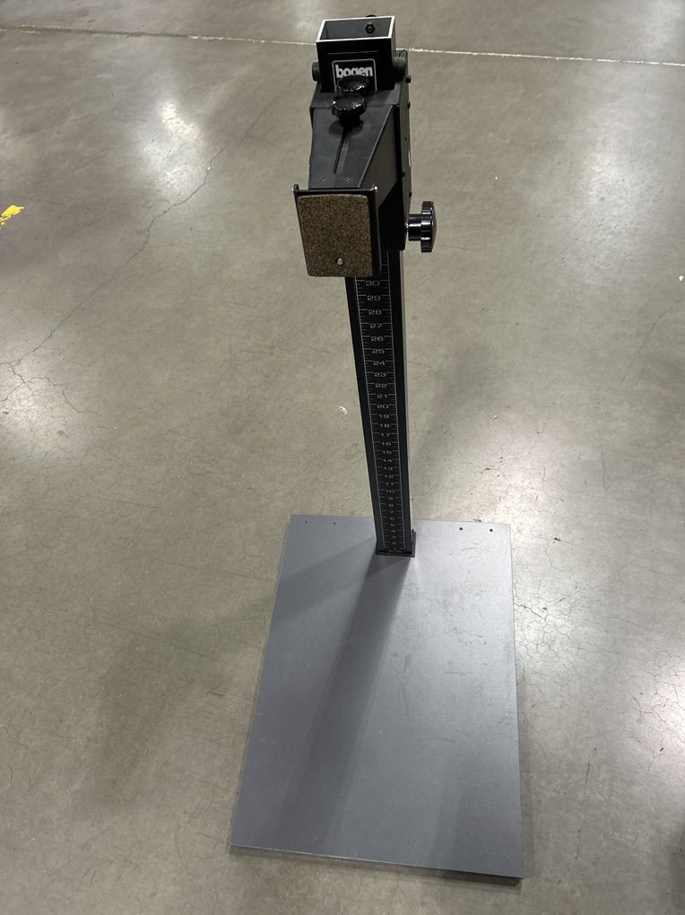 Bogen photographic enlarger column and baseboard