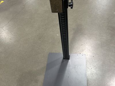 Bogen photographic enlarger column and baseboard