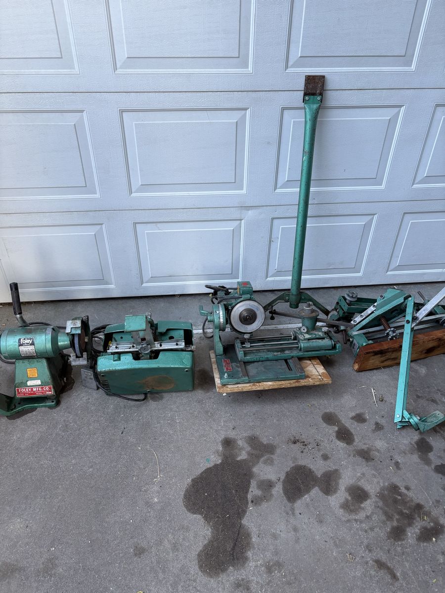 Complete Vintage Foley Saw Sharpening System - Models 310, 314, 352, 359 & 387