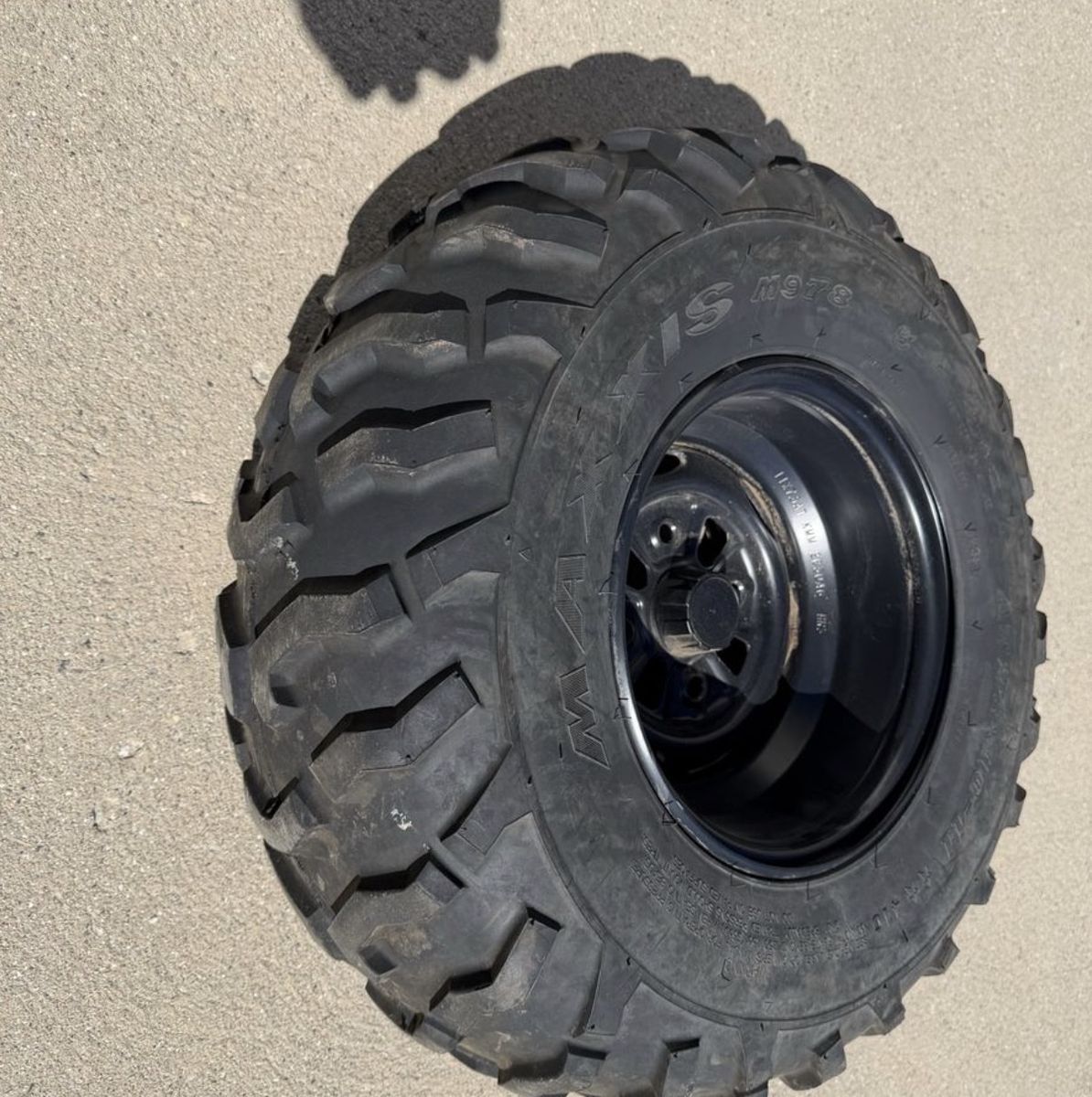 ATV tire and wheel