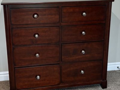 Beautiful Cherry Wood 8-Drawer Dresser from Walter E. Smithe