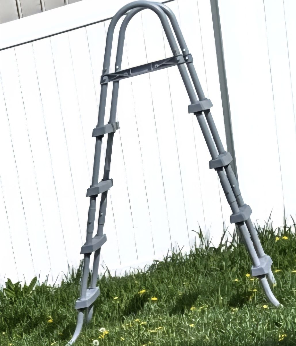 Above ground pool frame and ladder for sale.