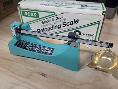 RCBS Model 5-0-5 Precisioneered Reloading Scale with Original Box
