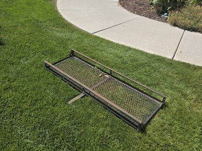 Hitch Mounted Cargo Carrier Tray for Vehicle