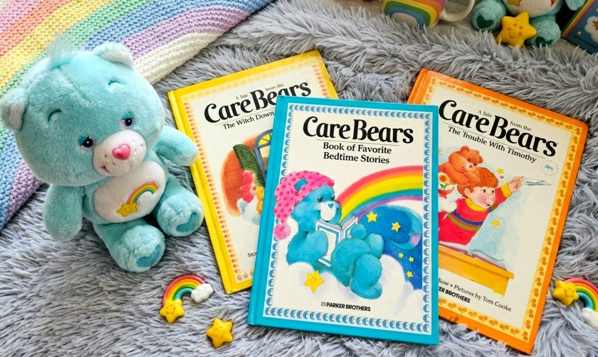 Care Bears VTG Hardcover Collector Book Set (3 Volumes) Parker Brothers [1980s]