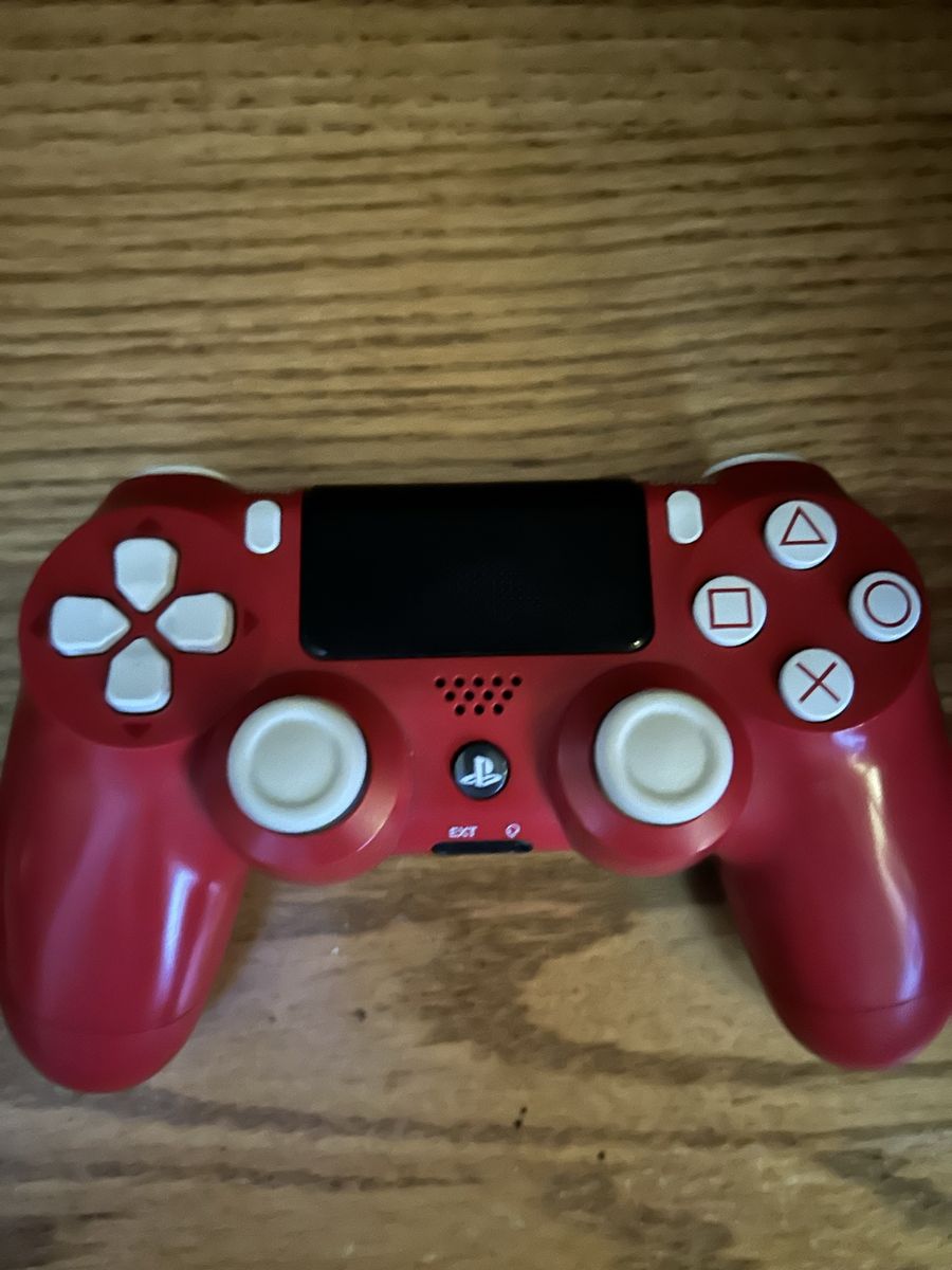 Sony PlayStation 4 Pro Slim Red Spider-Man Edition Console & Controller Used
