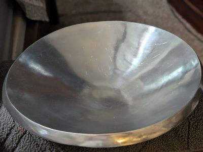 Large 16' Hand crafted fruit bowl from Mexico signed with original tags.