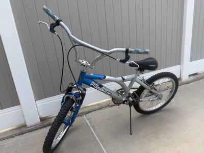 “NEXT” Turbo X Blue & Silver 20 Inch BMX-style Bike for Kids - Great Condition