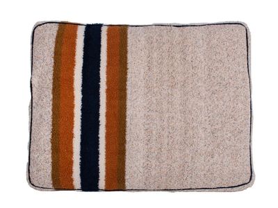 Shinola Stripe Dog Bed Oatmeal XL