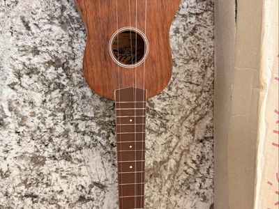 Vintage Wooden Ukulele with Original Box - Made in Taiwan