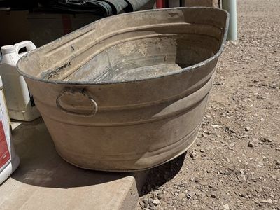Galvanized Wash Tub