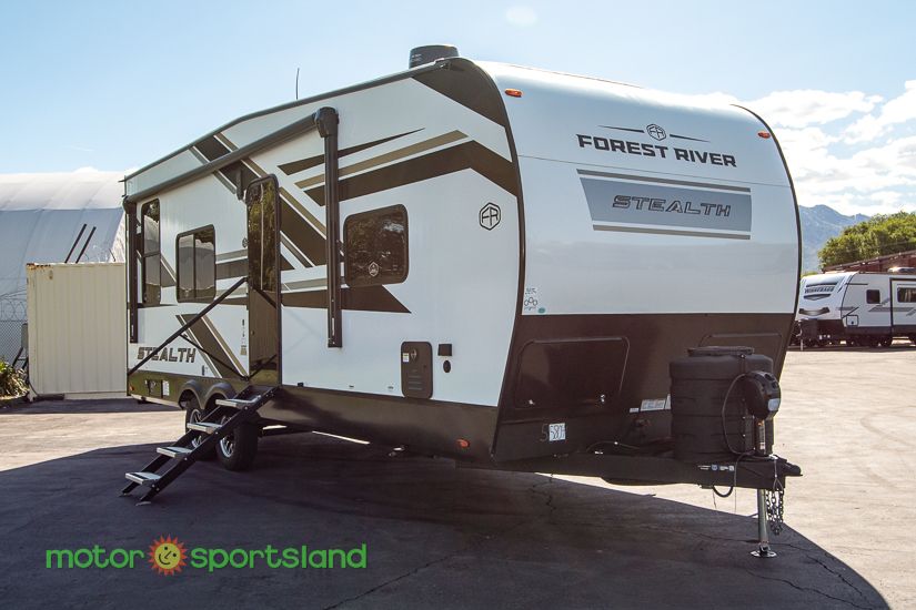 2026 Forest River Stealth 2513 Toy Hauler Garage Outdoor Kitchen