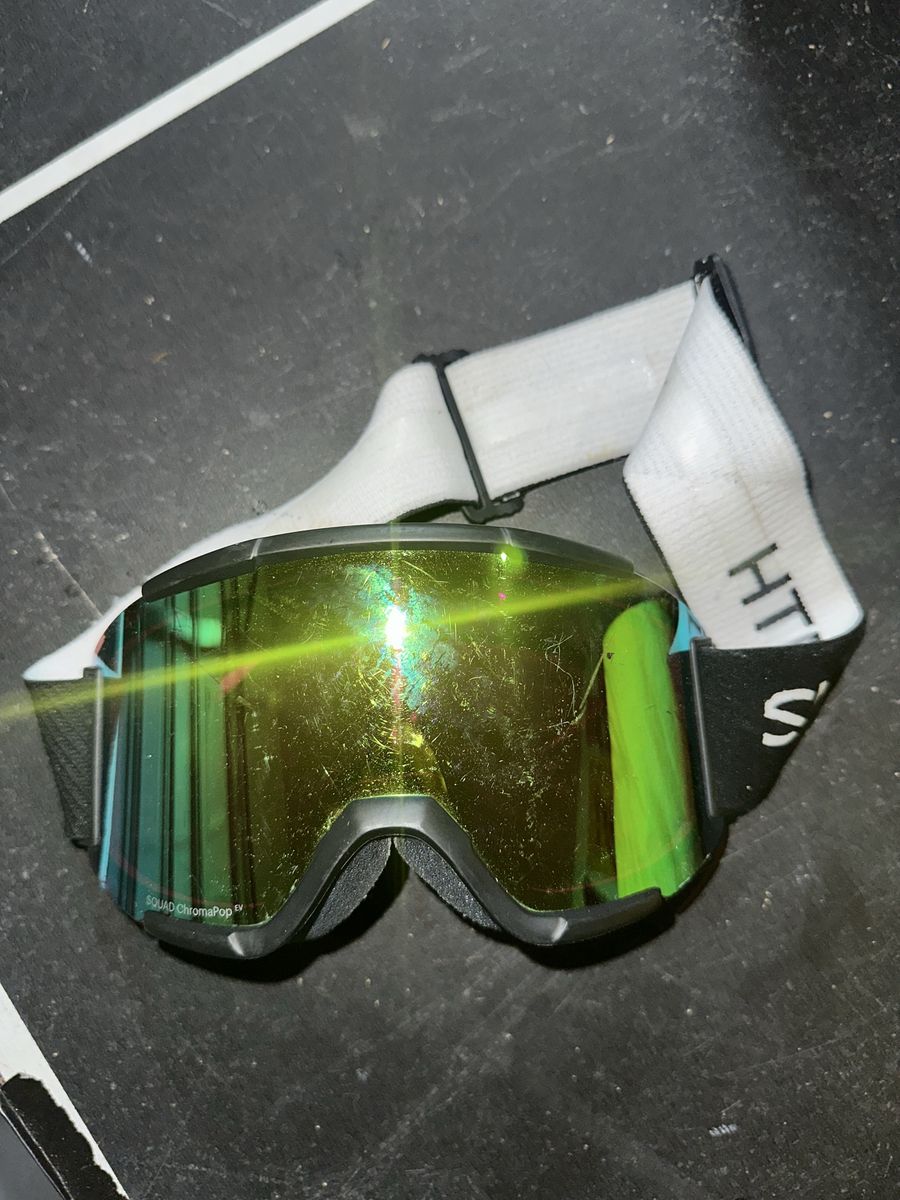 Smith Squad ChromaPop Ski and Snowboard Goggles - Green Mirror Lens