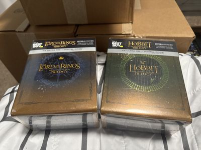 Lord of the Rings & Hobbit 4K UHD Blu-ray Trilogies - Theatrical & Extended w/ Digital Code (Best Buy)
