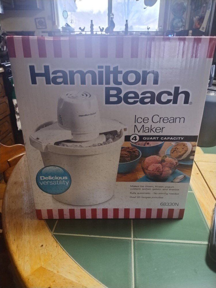 Hamilton Beach Ice Cream Maker NEW