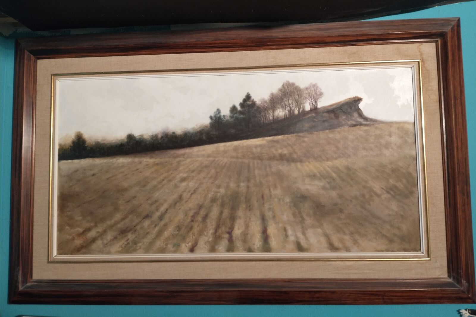 Rare David E. Fern Painting in the US