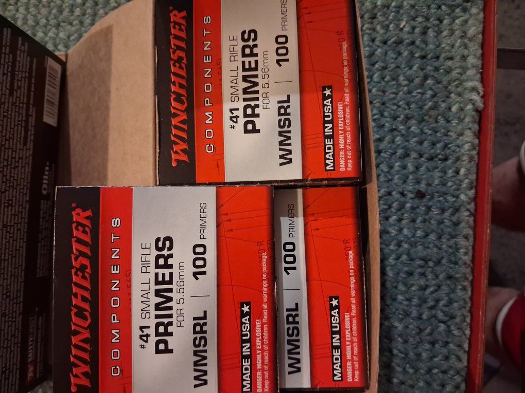 Winchester #41 Small Rifle Primers box (Model WMSRL
