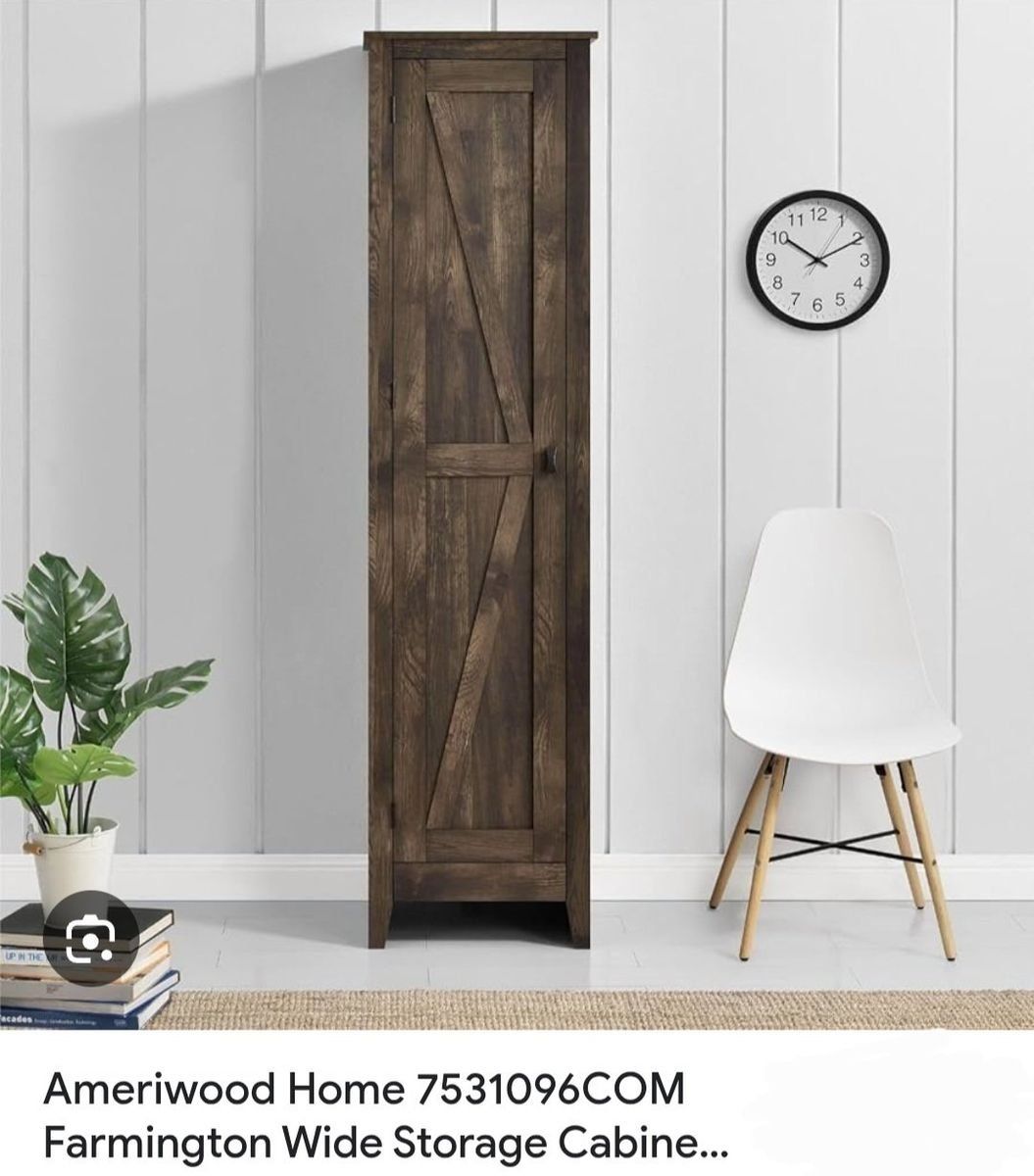 Storage Cabinet  3 Shelves 1 Door Brand New