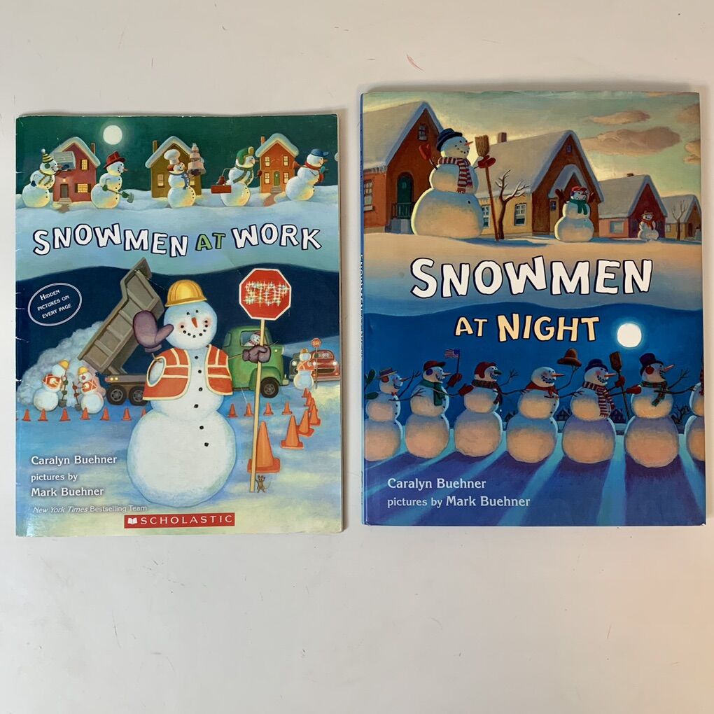 Snowmen At Night & Snowmen At Work Books