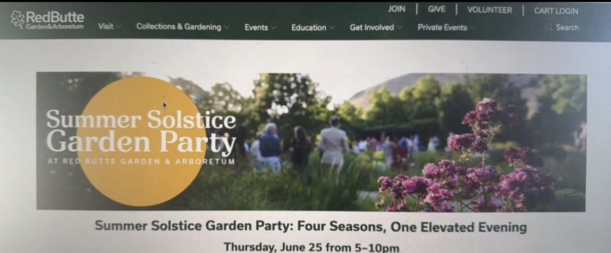 Summer Solstice Garden Party at Red Butte Garden