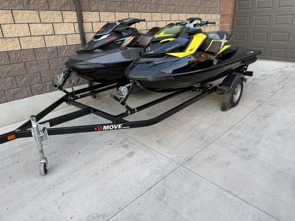 (50 Hour) 2 2013 SeaDoo Supercharged W/ Trailer