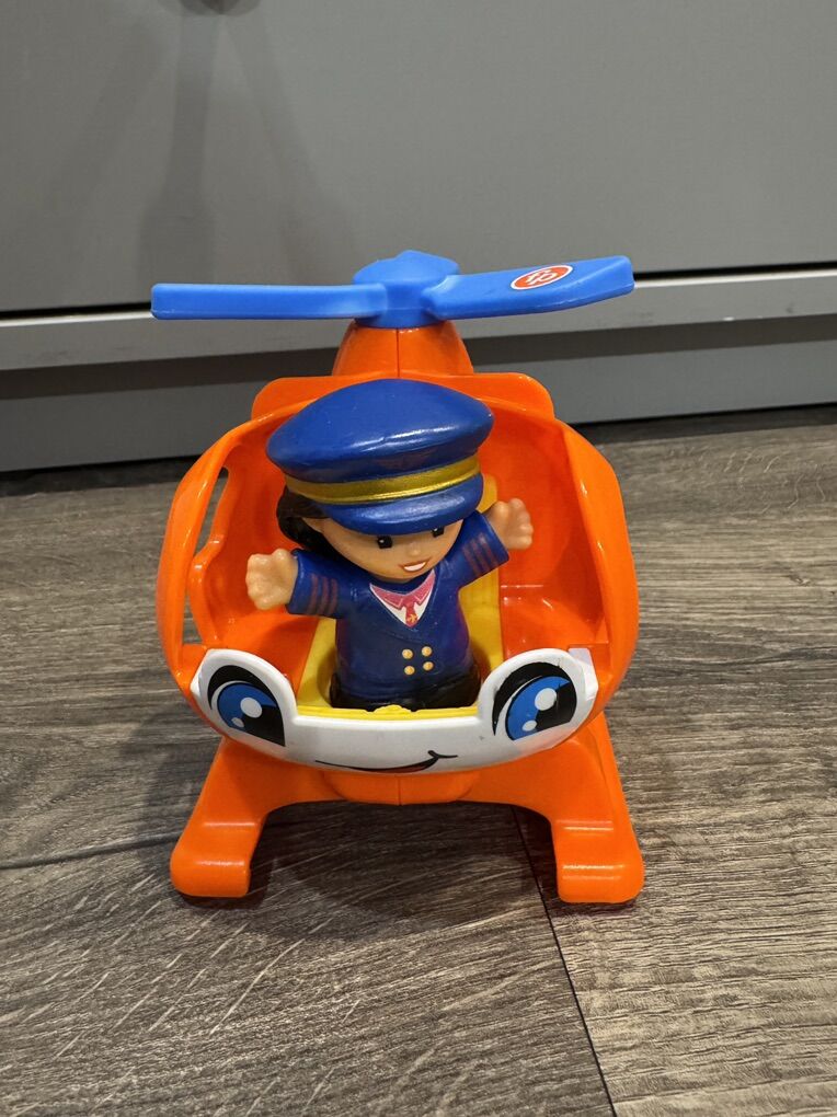Little People Pilot & Helicopter