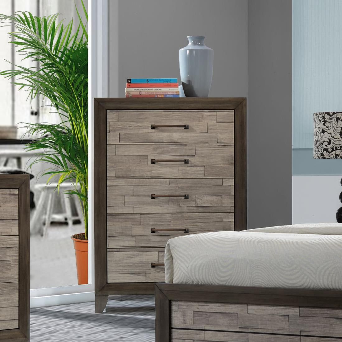 Crown Mark Jaren queen bed set