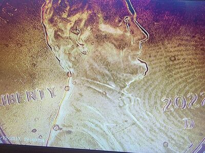 2021 one cent D, fingerprint error.