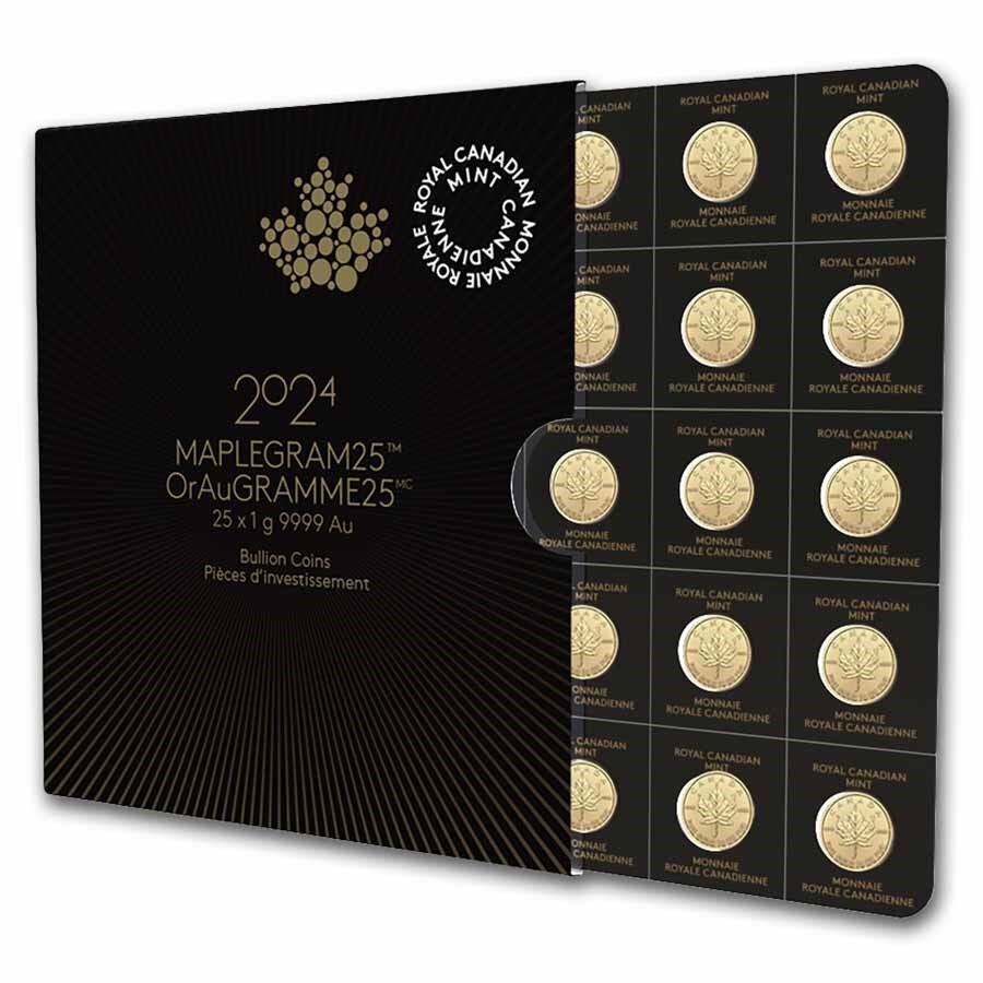 2025 Canadian Gold MapleGram 25 Grams