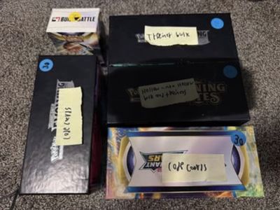Pokemon card bulk, code, & trainer from different sets