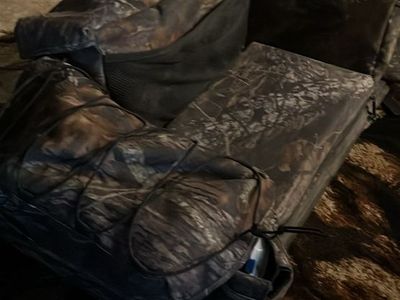 Camo Hunting Gear Bag Pack with Side Pockets