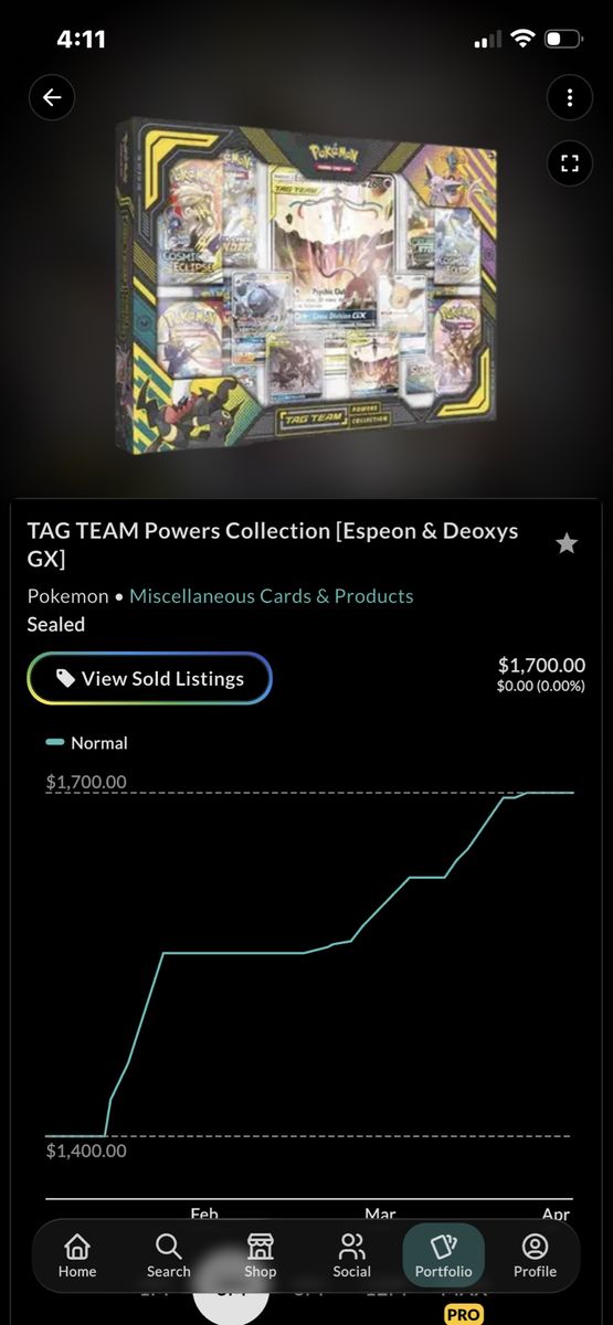 Sealed Pokemon Tag Team Espeon Deoxys