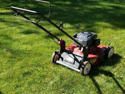 Toro Recycler 22-in Gas Self-propelled lawn mower with Kohler Engine.
