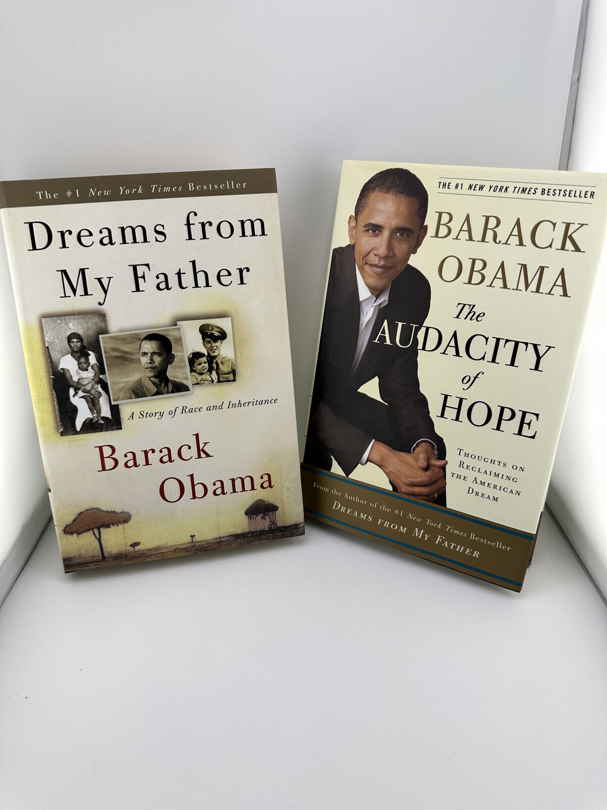 Barack Obama 2 Book Set Dreams from My Father & Audacity of Hope HC