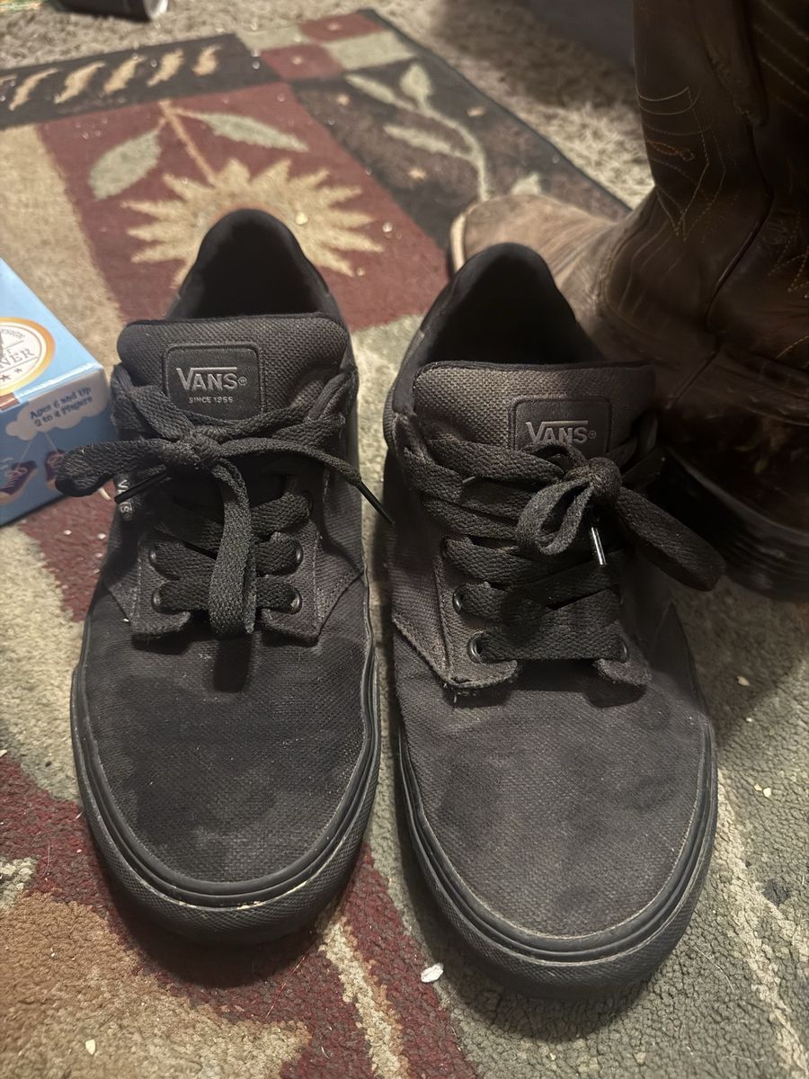 Vans black sneakers