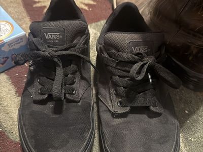 Vans black sneakers