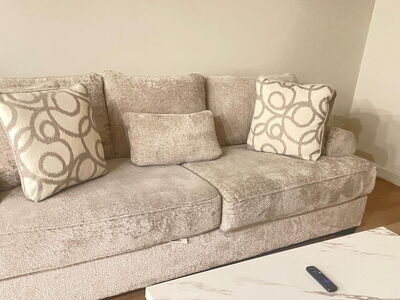 8 foot Camero Sofa- Puppy Love Gray $549