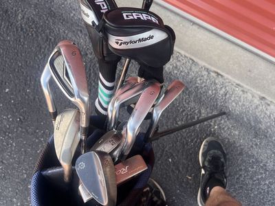 Golf Set - Callaway Driver, Taylormade Irons, Misc Wedges, Taylormade Putter