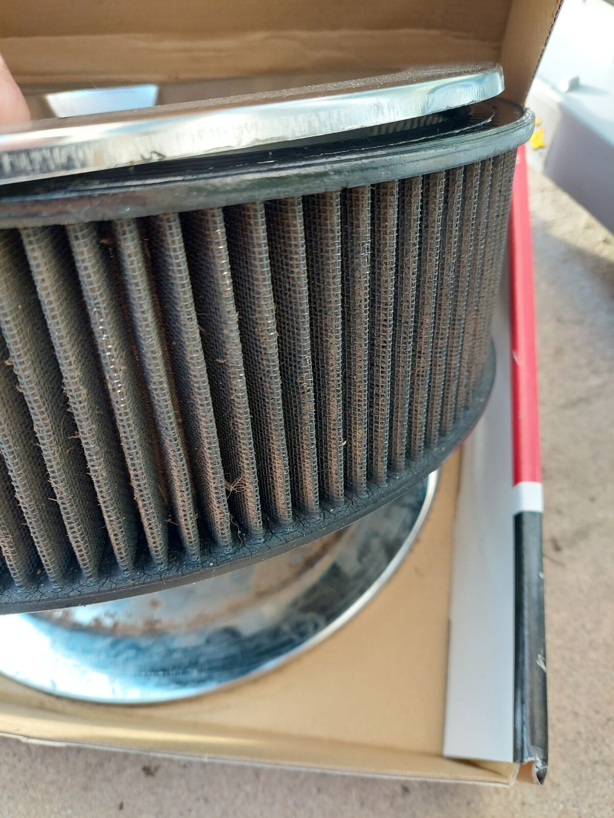 K&N Air filter 14x4 inch- Light Use