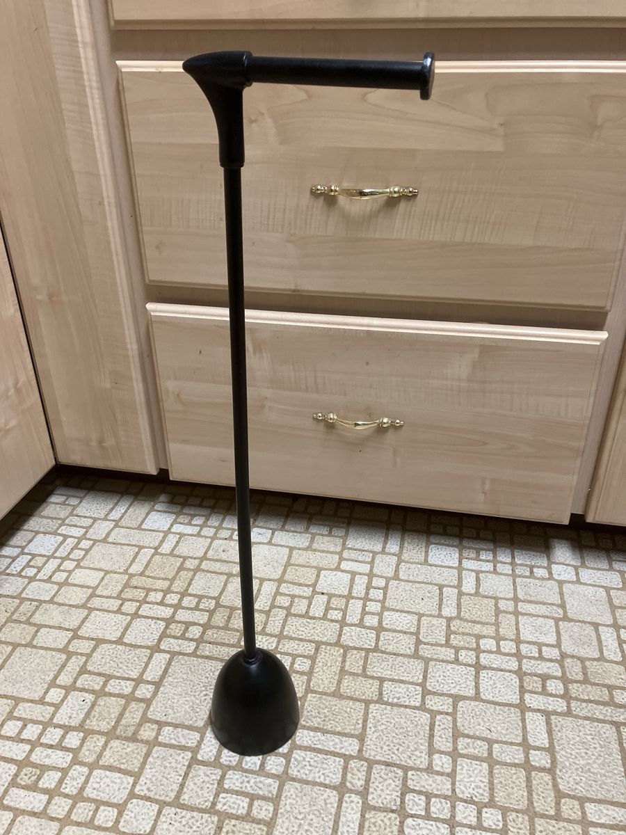 Elegant Black Free standing Toilet Paper Holder