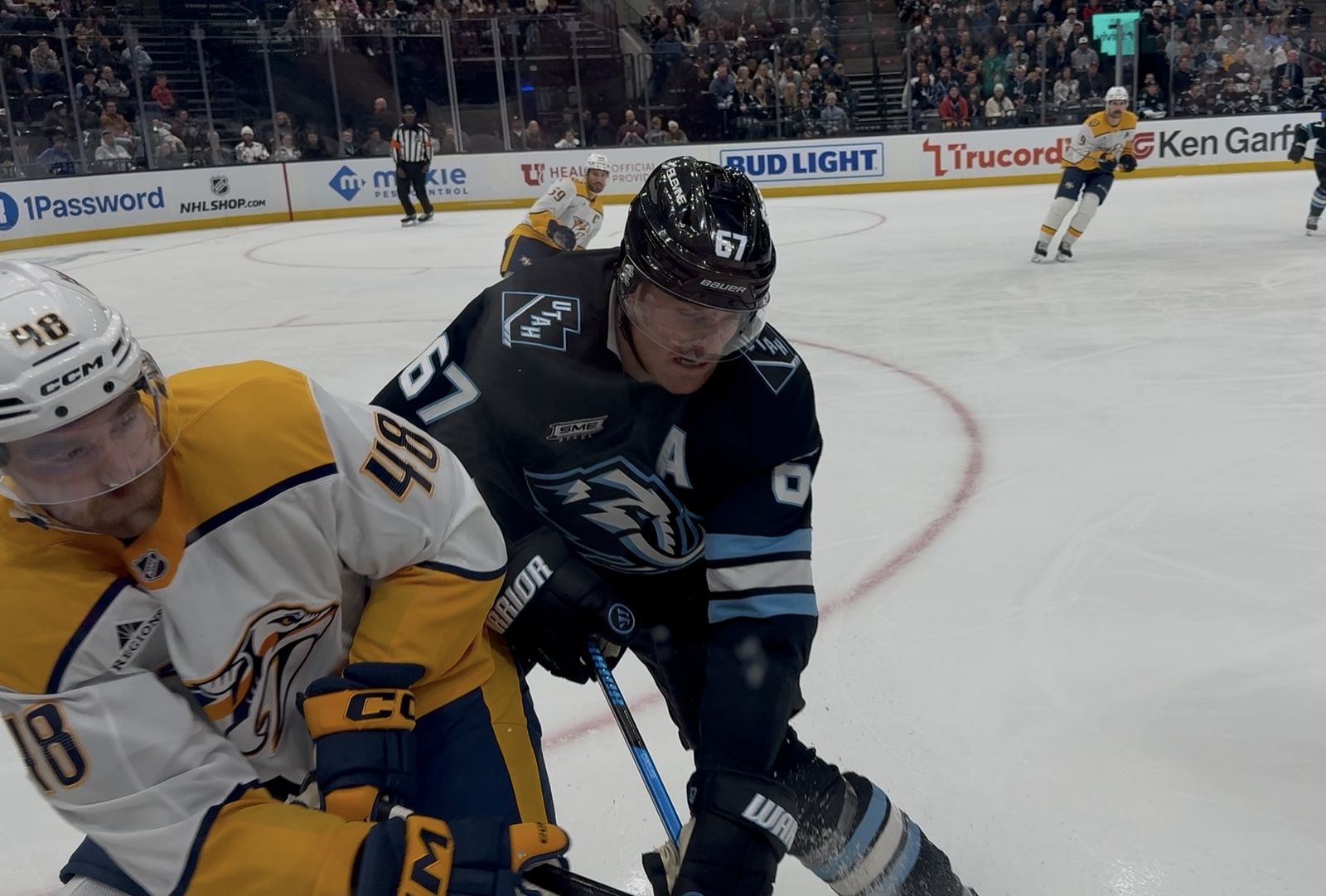 Mammoth v Blackhawks Row Glass Entrada Club