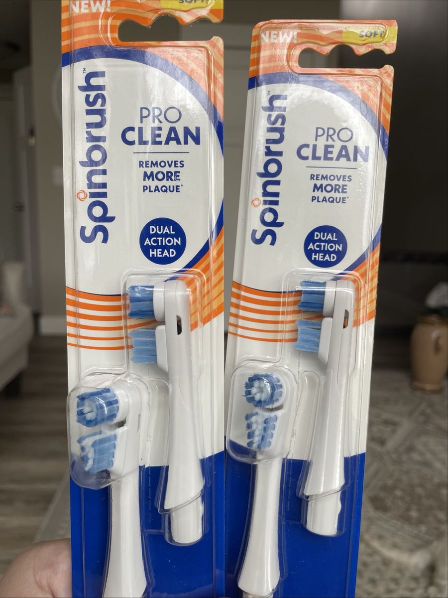 Spinbrush New Pro Clean Soft Refills 2 Sets