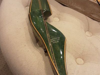 Vintage Bear Kodiak Hunter Recurve Bow - Green, 60" AMO, 50"+ Draw Weight - Right Handed