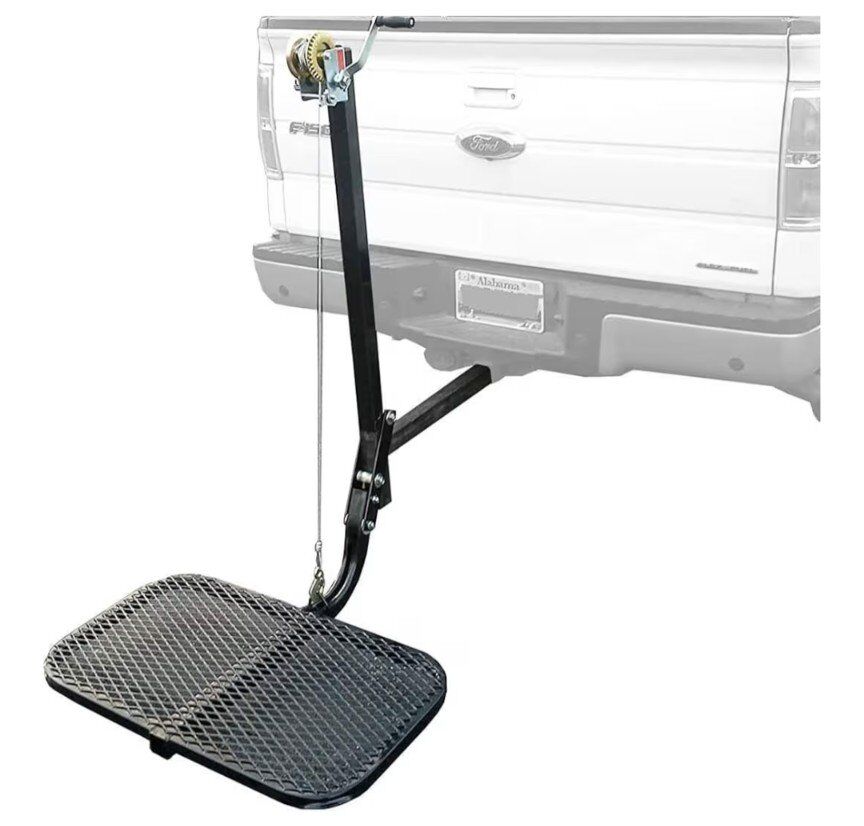 Hitch Mounted Hunting Game Lifting System