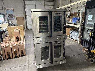Garland Double Electric Convection Oven 208-230V 1-3 Phase with Wheels, Master Series
