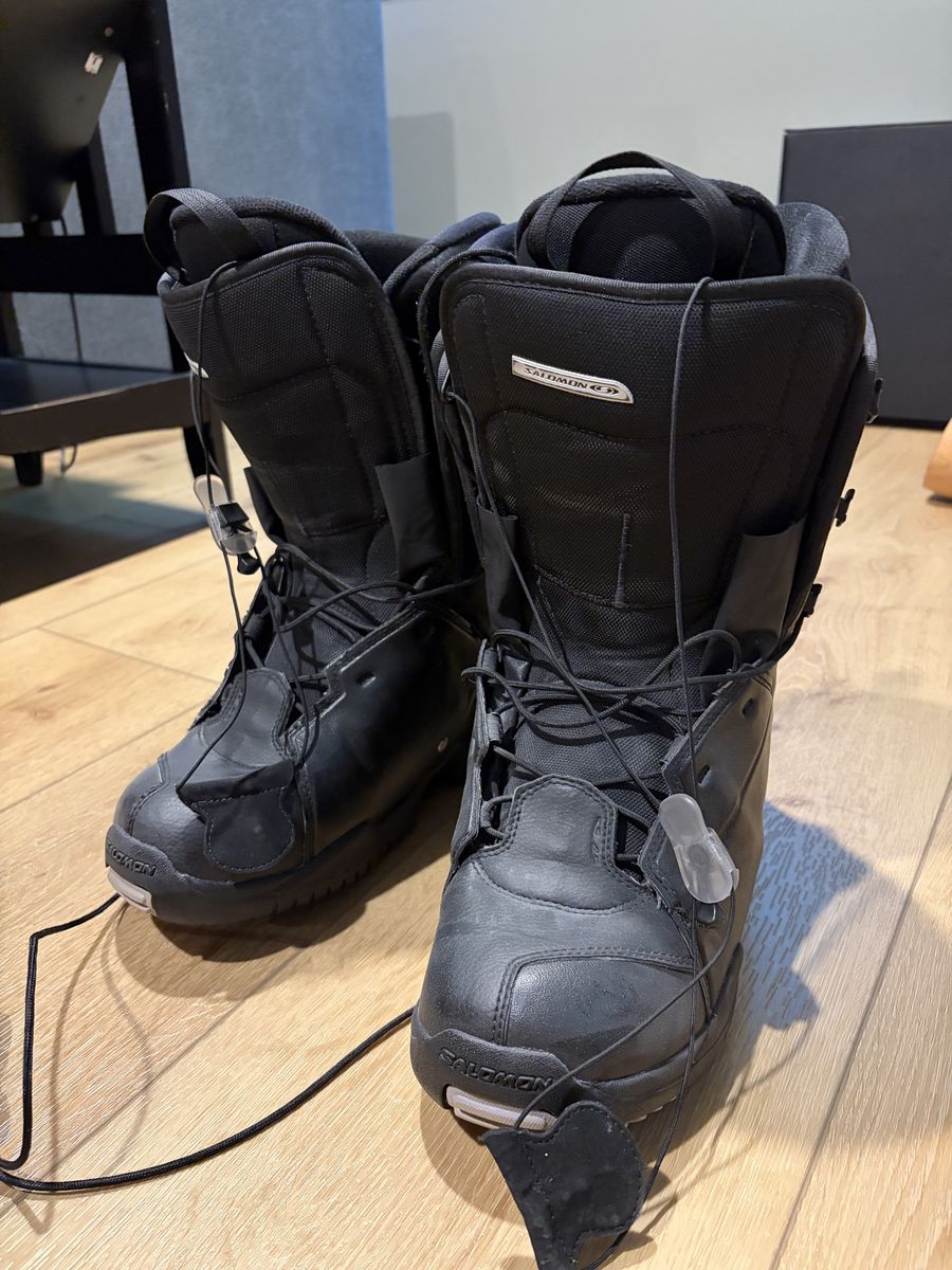 Salomon F20 Fusion Snowboard Boots Men's Size 11.5 US Black