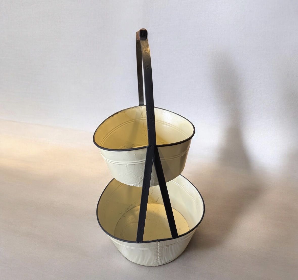 FARMHOUSE Bucket Stand Two Tier 28"tall